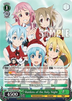Maidens of the Holy Night (V.1 - Rare) - Animation Sword Art Online 10th Anniversary (Rare) [SAO/S100-030]