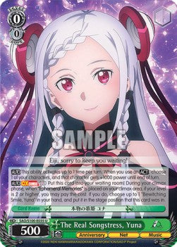 The Real Songstress, Yuna (V.1 - Uncommon) - Animation Sword Art Online 10th Anniversary (Uncommon) [SAO/S100-035]
