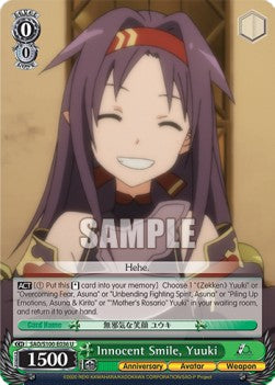 Innocent Smile, Yuuki (V.1 - Uncommon) - Animation Sword Art Online 10th Anniversary (Uncommon) [SAO/S100-036]