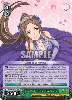In a Party Dress, Sortiliena (V.1 - Uncommon) - Animation Sword Art Online 10th Anniversary (Uncommon) [SAO/S100-037]