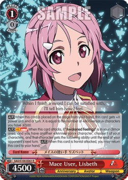 Mace User, Lisbeth (SAO/S100) (V.1 - Rare)⁣ - Animation Sword Art Online 10th Anniversary⁣ (Rare)⁣ [061]