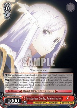 Mysterious Smile, Administrator (V.1 - Common) - Animation Sword Art Online 10th Anniversary (Common) [SAO/S100-068]