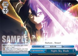 Night-Sky Blade (SAO/S100) (V.1 - Climax Rare) - Animation Sword Art Online 10th Anniversary (Climax Rare) [SAO/S100-099]