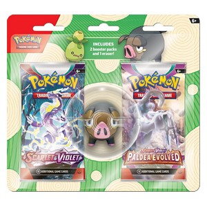 Back to School 2023 Lechonk Eraser 2-Pack Blister⁣ - Scarlet & Violet Products