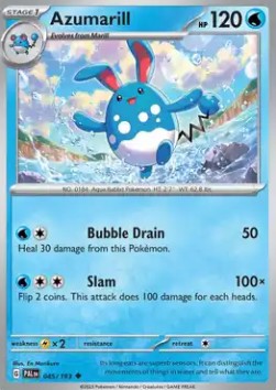 Azumarill - Paldea Evolved (Uncommon) [PAL-045]