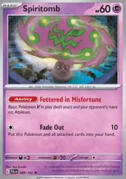 Spiritomb - Paldea Evolved (Rare) [PAL-089]