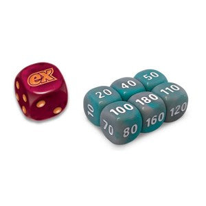 Obsidian Flames Dice Set - Obsidian Flames