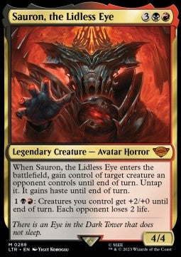 Sauron, the Lidless Eye (V.1) - The Lord of the Rings: Tales of Middle-earth: Extras (Mythic) [XLTR-288]