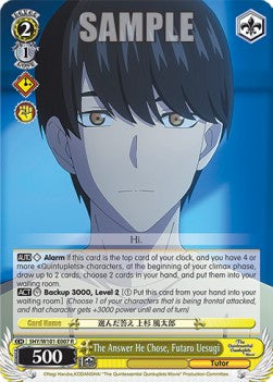 The Answer He Chose, Futaro Uesugi (V.1 - Rare)
