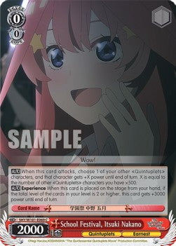 School Festival, Itsuki Nakano (V.1 - Common)