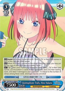 Quintuplicate Trails, Nino Nakano (V.1 - Rare) - The Quintessential Quintuplets Movie (Rare) [5HY/W101-084]