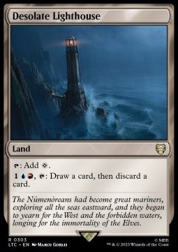 Desolate Lighthouse - Commander: The Lord of the Rings: Tales of Middle-earth (Rare) [LTC-303]