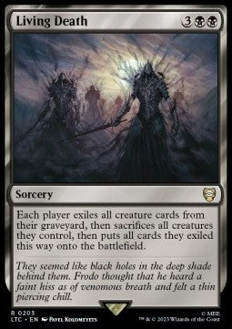 Living Death - Commander: The Lord of the Rings: Tales of Middle-earth (Rare) [LTC-203]