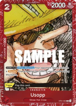 Usopp (ST01-002) (V.2) - Premium Bandai Products (Common) [PB-XX-ST01-002]