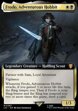 Frodo, Adventurous Hobbit (V.1) - Commander: The Lord of the Rings: Tales of Middle-earth: Extras (Mythic) [XLTC-87]