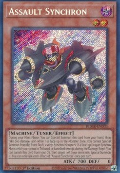 Assault Synchron (V.1 - Secret Rare) - Battles of Legend: Monstrous Revenge (Secret Rare) [BLMR-003]