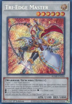 Tri-Edge Master (V.1 - Secret Rare)⁣ - Battles of Legend: Monstrous Revenge⁣ (Secret Rare)⁣ [008]