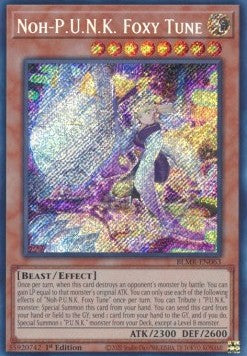 Noh-P.U.N.K. Foxy Tune (V.1 - Secret Rare) - Battles of Legend: Monstrous Revenge (Secret Rare) [BLMR-063]