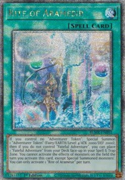 Rite of Aramesir (V.2 - Quarter Century Secret Rare)⁣ - Battles of Legend: Monstrous Revenge⁣ (Quarter Century Secret Rare)⁣ [093]