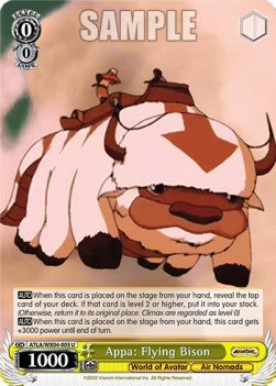 Appa: Flying Bison (V.1 - Uncommon) - Avatar: The Last Airbender (Uncommon) [ATLA/WX04-005]