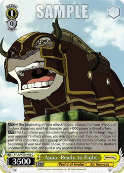 Appa: Ready to Fight - Avatar: The Last Airbender (Common) [ATLA/WX04-015]