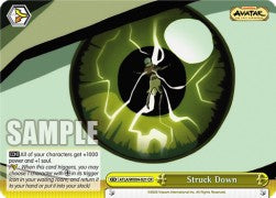 Struck Down (V.1 - Climax Rare) - Avatar: The Last Airbender (Climax Rare) [ATLA/WX04-021]