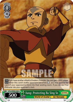Aang: Protecting Ba Sing Se - Avatar: The Last Airbender (Uncommon) [ATLA/WX04-030]