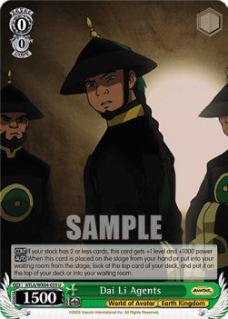 Dai Li Agents - Avatar: The Last Airbender (Uncommon) [ATLA/WX04-033]