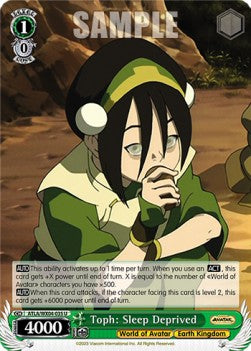 Toph: Sleep Deprived - Avatar: The Last Airbender (Uncommon) [ATLA/WX04-035]