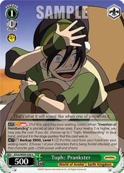 Toph: Prankster - Avatar: The Last Airbender (Uncommon) [ATLA/WX04-036]