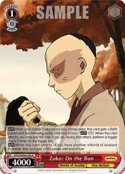 Zuko: On the Run (V.1 - Rare)⁣ - Avatar: The Last Airbender⁣ (Rare)⁣ [056]