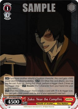 Zuko: Near the Campfire - Avatar: The Last Airbender (Uncommon) [ATLA/WX04-063]