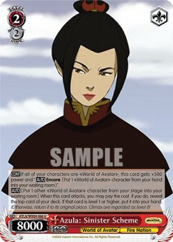 Azula: Sinister Scheme - Avatar: The Last Airbender (Uncommon) [ATLA/WX04-066]