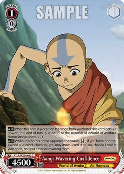 Aang: Wavering Confidence - Avatar: The Last Airbender (Common) [ATLA/WX04-072]
