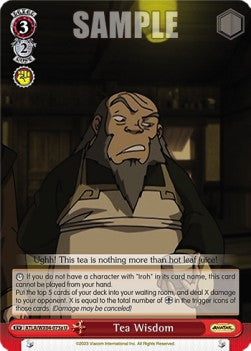 Tea Wisdom (V.1 - Uncommon) - Avatar: The Last Airbender (Uncommon) [ATLA/WX04-073]