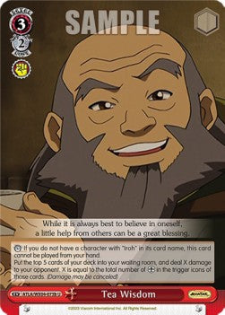 Tea Wisdom (V.2 - Uncommon) - Avatar: The Last Airbender (Uncommon) [ATLA/WX04-073]