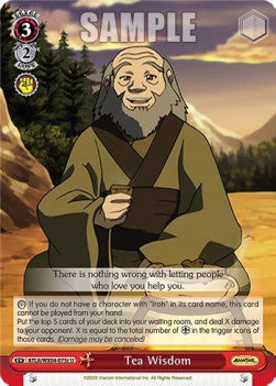 Tea Wisdom (V.3 - Uncommon) - Avatar: The Last Airbender (Uncommon) [ATLA/WX04-073]