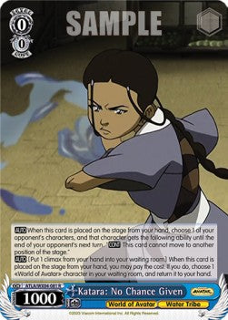 Katara: No Chance Given (V.1 - Rare)⁣ - Avatar: The Last Airbender⁣ (Rare)⁣ [081]