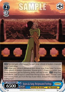 Katara & Aang: Reciprocated Feelings (V.1 - Rare) - Avatar: The Last Airbender (Rare) [ATLA/WX04-086]