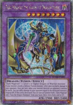 Dark Magician the Knight of Dragon Magic (V.2 - Quarter Century Secret Rare)⁣ - Battles of Legend: Monstrous Revenge⁣ (Quarter Century Secret Rare)⁣ [001]