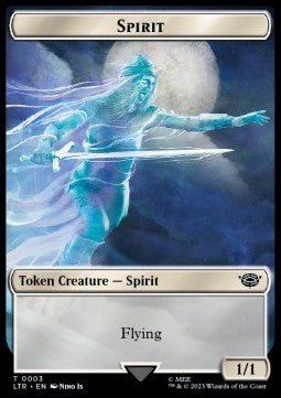 Spirit Token (W 1/1) // Food Token (V.1) - The Lord of the Rings: Tales of Middle-earth: Extras (Token) [XLTR-T 3/9]