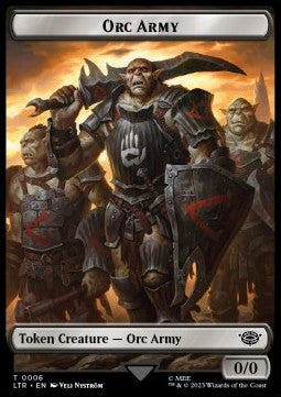 Orc Army Token (B 0/0) // Food Token (V.6) - The Lord of the Rings: Tales of Middle-earth: Extras (Token) [XLTR-T 6/11]