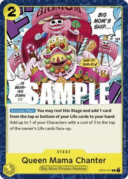Queen Mama Chanter (ST07-017)⁣ - Starter Deck: Big Mom Pirates⁣ (Common)⁣ [017]
