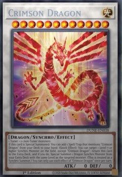 Crimson Dragon (V.1 - Secret Rare)⁣ - Duelist Nexus⁣ (Secret Rare)⁣ [038]