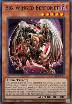 Big-Winged Berfomet⁣ - Duelist Nexus⁣ (Super Rare)⁣ [004]