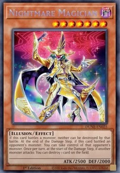 Nightmare Magician (V.1 - Secret Rare) - Duelist Nexus (Secret Rare) [DUNE-025]