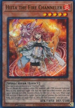 Hiita the Fire Channeler (V.1 - Ultra Rare) - Duelist Nexus (Ultra Rare) [DUNE-026]