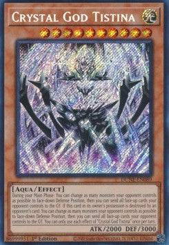 Crystal God Tistina (V.1 - Secret Rare) - Duelist Nexus (Secret Rare) [DUNE-089]