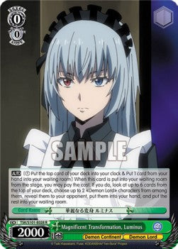 Magnificent Transformation, Luminus (V.1 - Rare) - That Time I Got Reincarnated as a Slime Vol.3 (Rare) [TSK/S101-028]