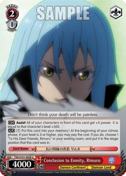 Conclusion to Enmity, Rimuru (V.1 - Uncommon) - That Time I Got Reincarnated as a Slime Vol.3 (Uncommon) [TSK/S101-058]